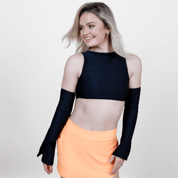 Cassie B Double Twist Crop Sleeves