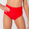 Audition High Legged Undie (Red and Burgundy - Last Chance Colours)