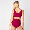 Audition High Legged Undie (Red and Burgundy - Last Chance Colours)