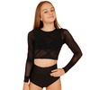 Cross Roads Mesh Crop