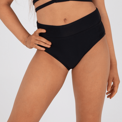 Audition High Legged Undie Black - CosiG Studiowear 1
